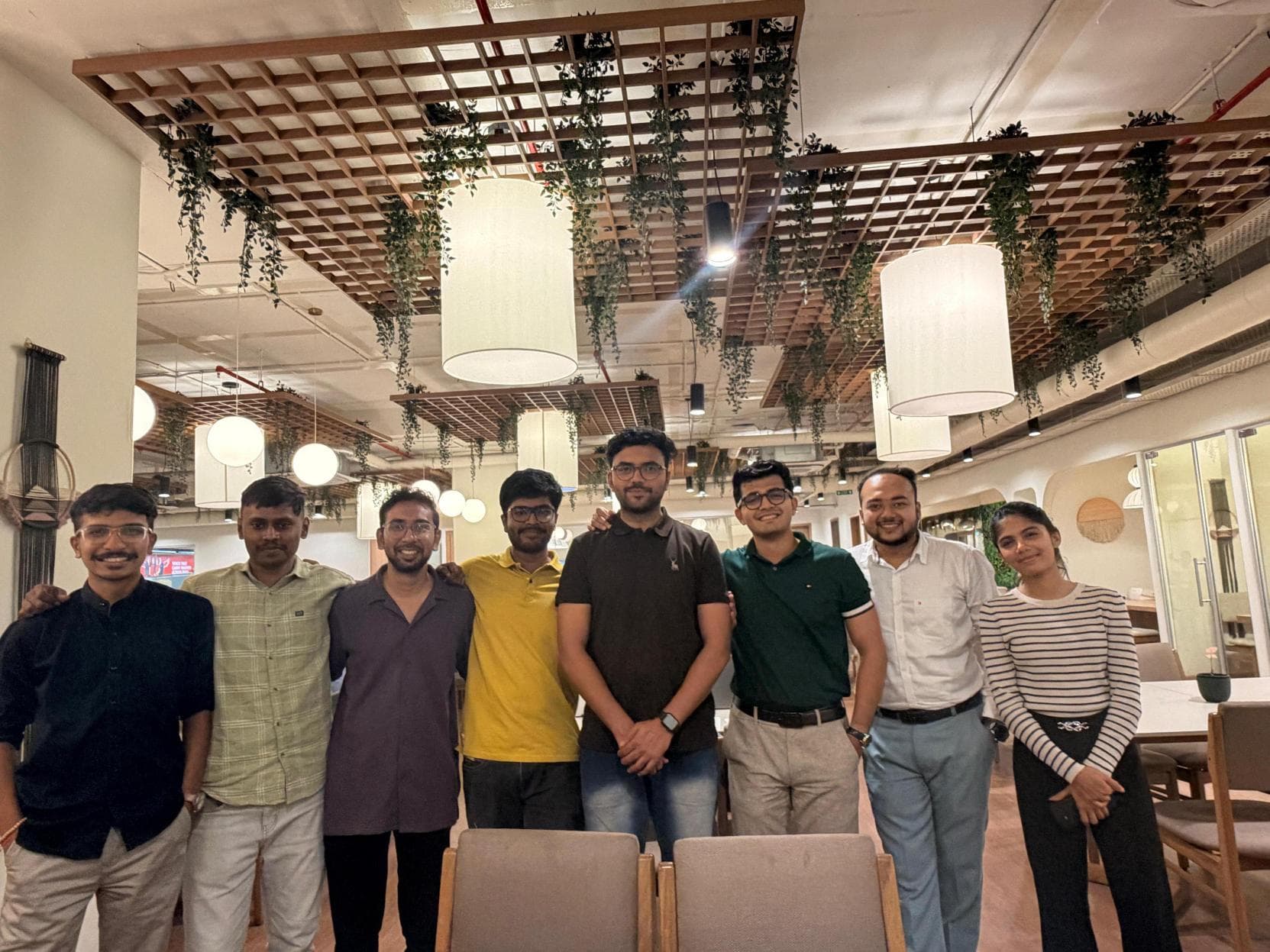 The Xenvolt team posing together at the office