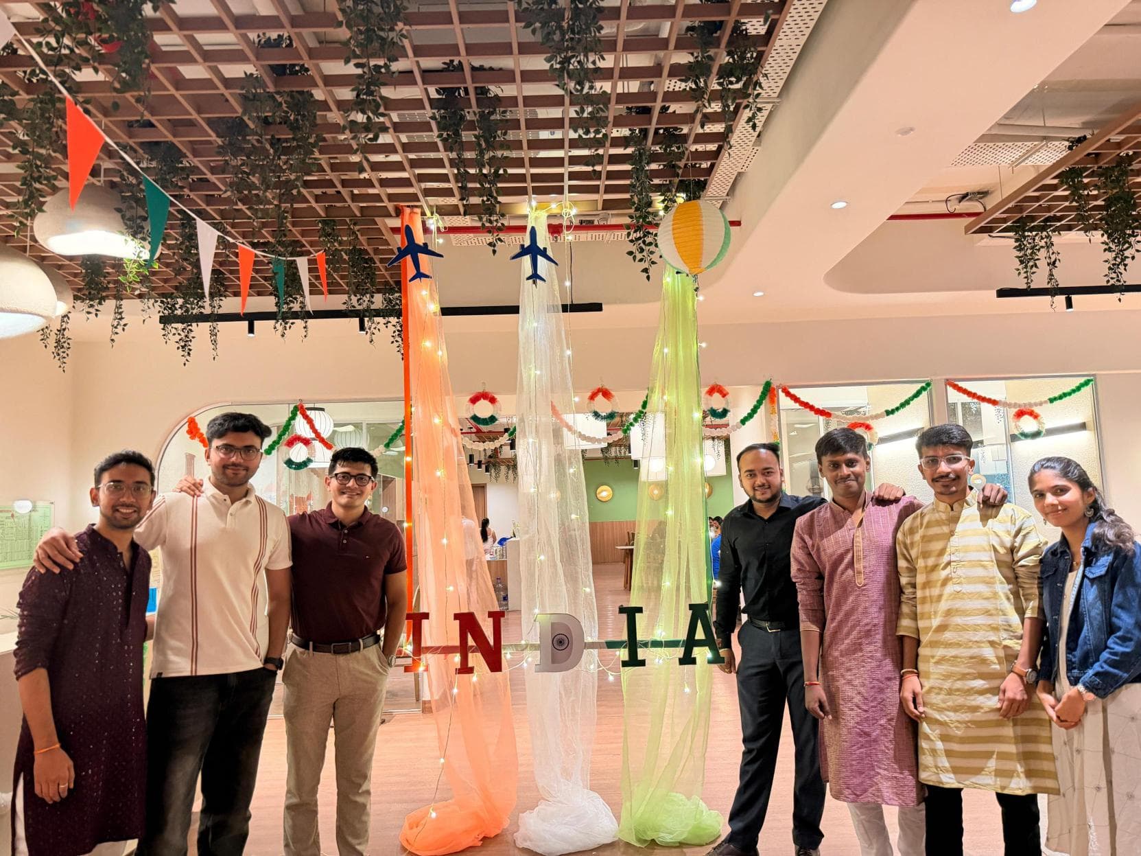 Xenvolt team celebrating Independence Day at the office